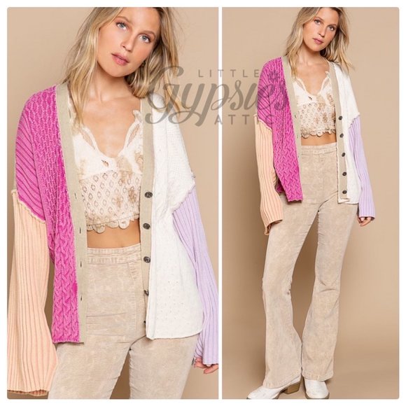 POL Longline Mineral Wash Lace Bralette - Picture 16 of 16